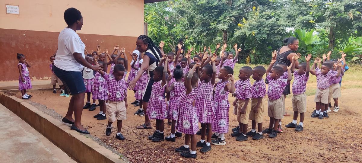 Morning Assembly for the KG's